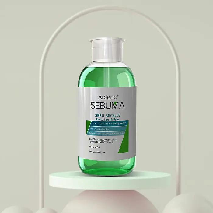 پاک کننده میسلار 3 در 1 چشم، لب و صورت سبوما آردن 500 میل